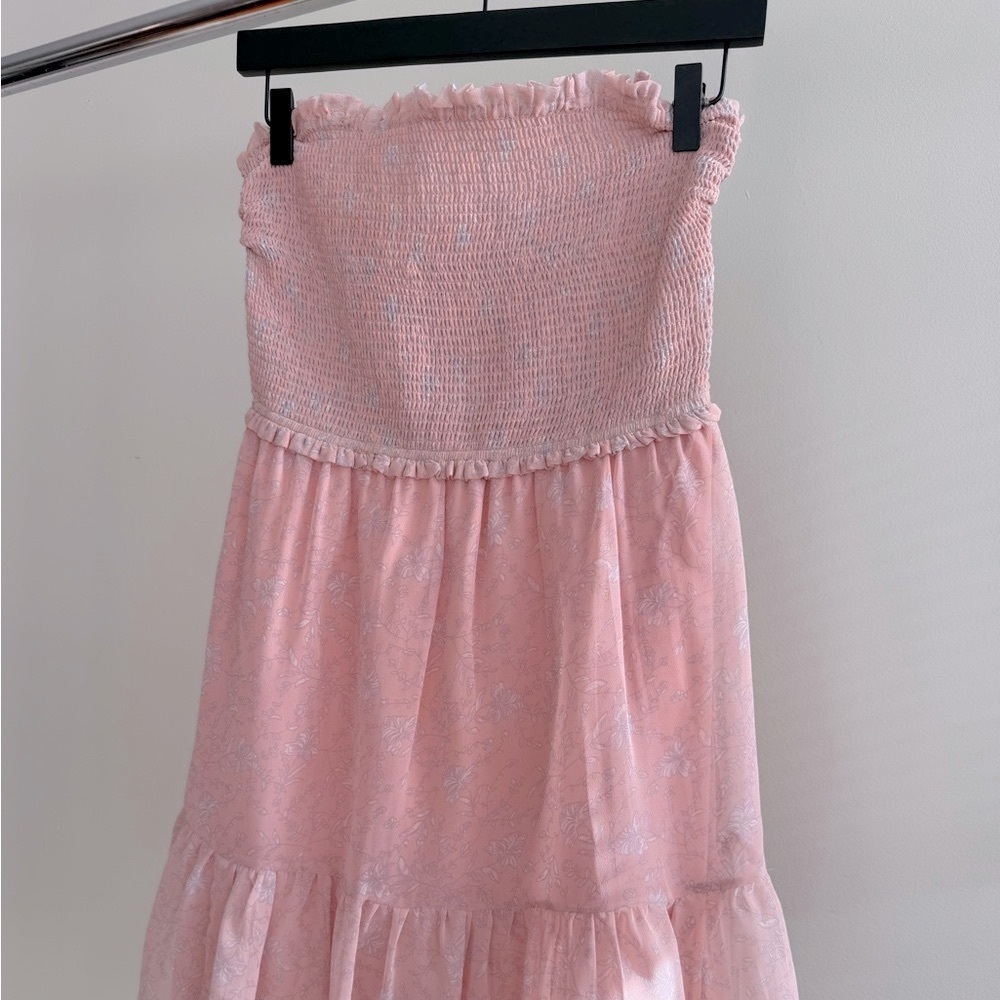 Design Lab Smocked Ruffle-Trim Babydoll Dress